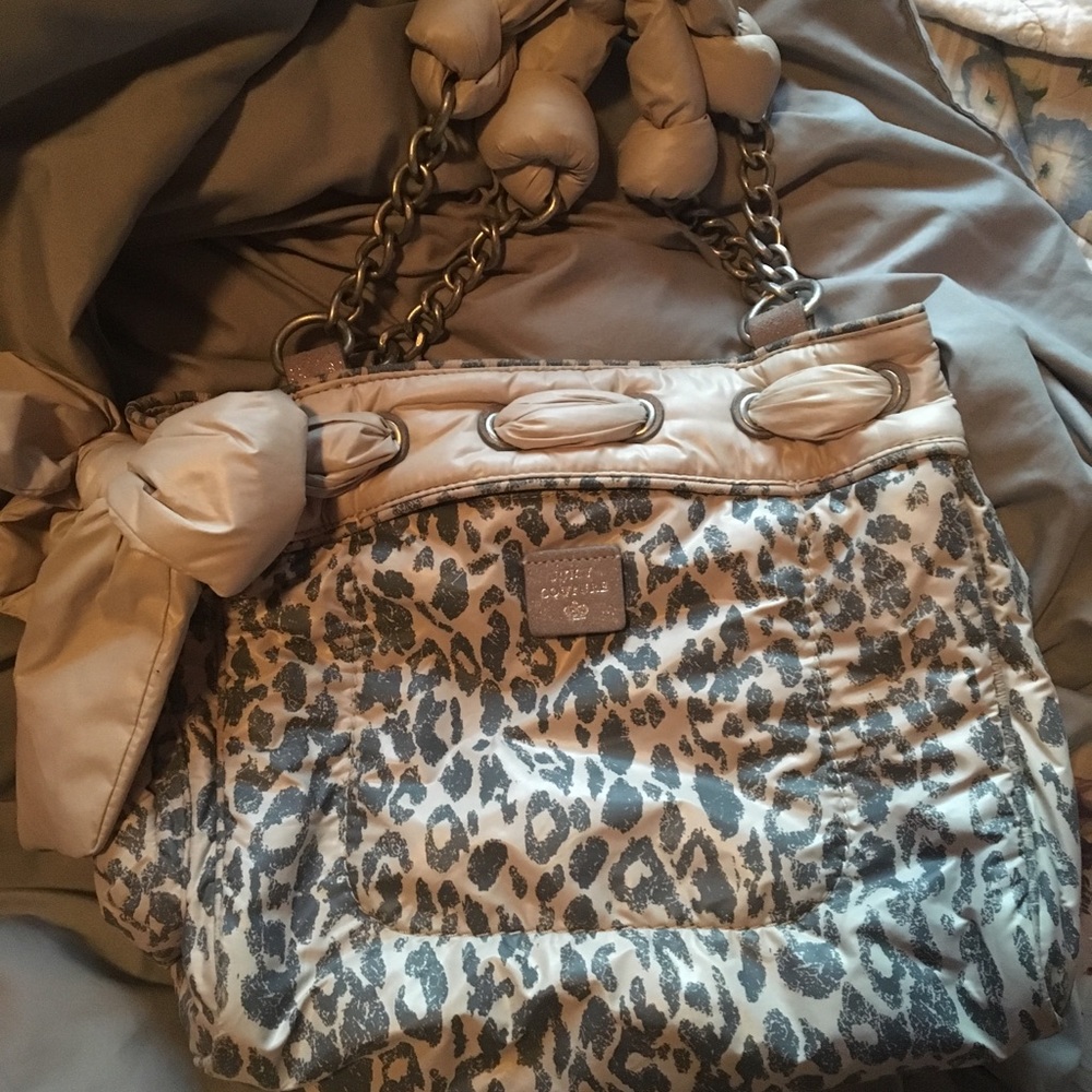 NWOT authince leopard juicy couture tote